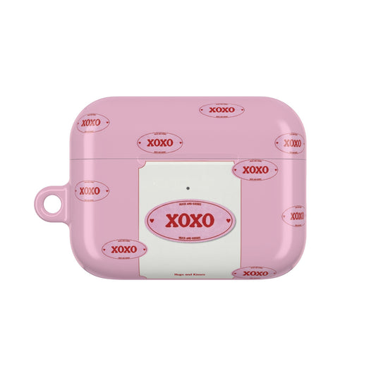 Cute Pink XOXO AirPod Case