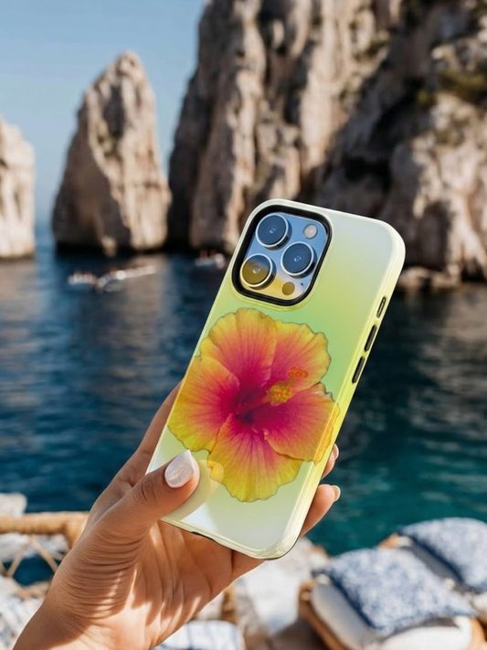 Yellow Hibiscus Phone Case