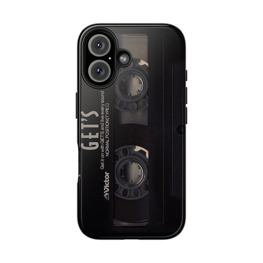 Black Cassette Tape Phone Case - SmartHomeGoodies