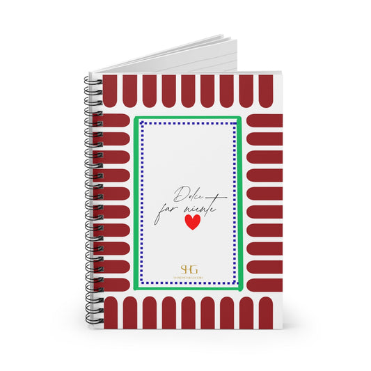 Dolce Far Niente Ruled Spiral Notebook - SmartHomeGoodies