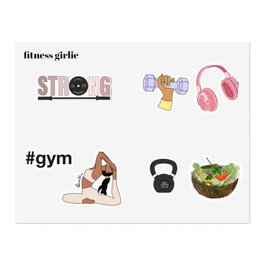 Fitness Girlie Phone Stickers for Phone Cases – Perfect for Personalizing Your Style! - SmartHomeGoodies