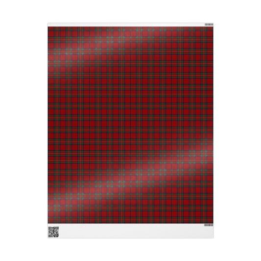 Heritage Tartan Plaid Wrapping Paper - Classic Red Scottish Gift Wrap for Christmas & Holidays - SmartHomeGoodies