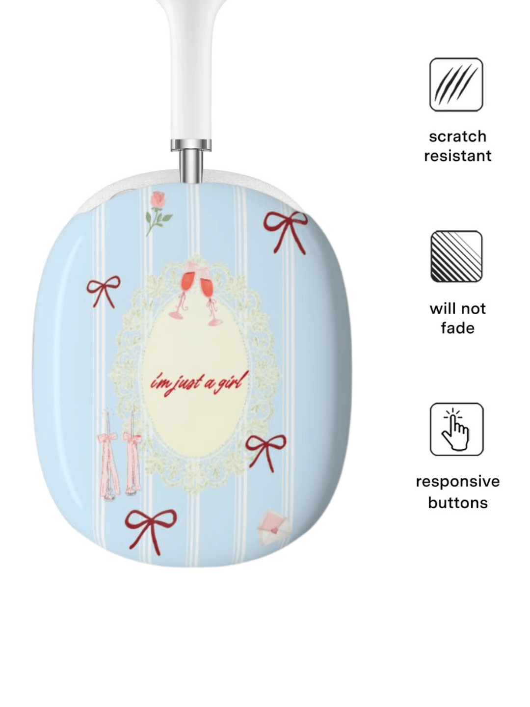 I'm Just a Girl AirPods Max Case - SmartHomeGoodies