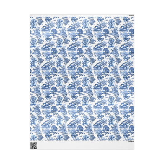Noël in Toile Luxury Gift Wrapping Paper for Christmas - SmartHomeGoodies