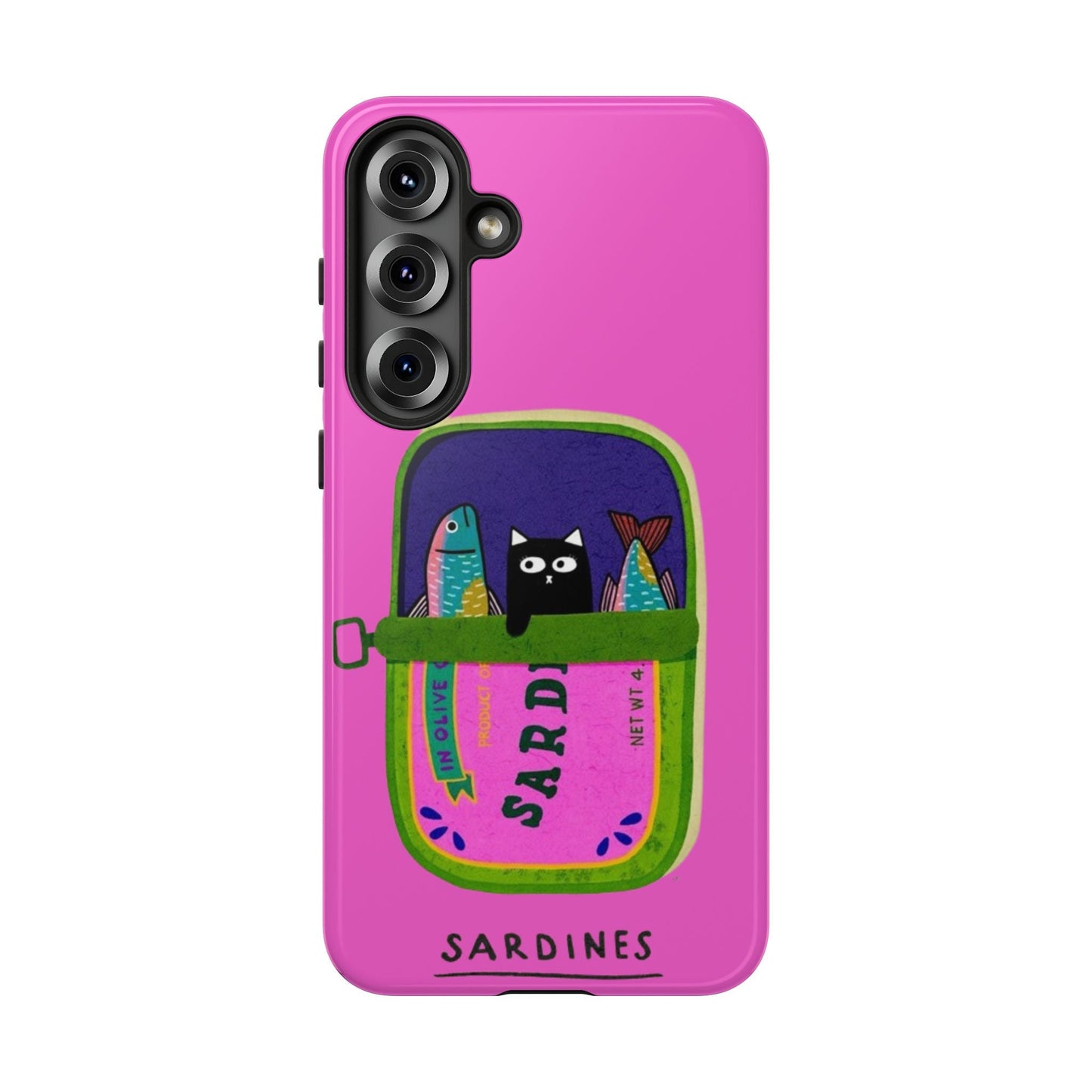 Playful Cat Sardine Phone Case - SmartHomeGoodies