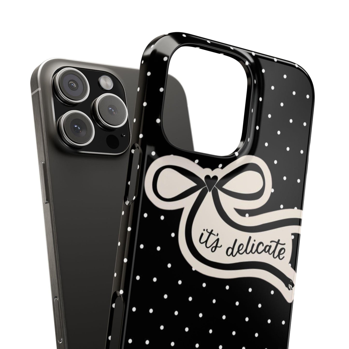 Polka Bow Elegance iPhone Cases - SmartHomeGoodies