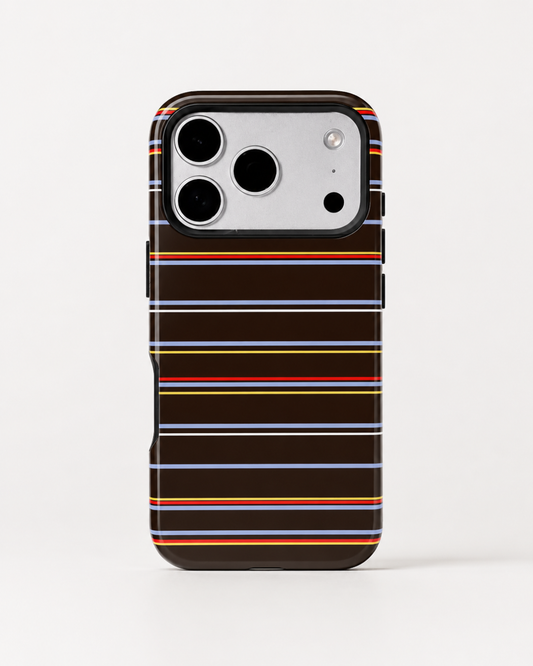 Chocolate Citylines Striped Phone Case