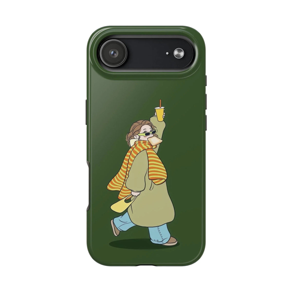 Snack Stroll & Sassy Sips Chic iPhone Cases - SmartHomeGoodies