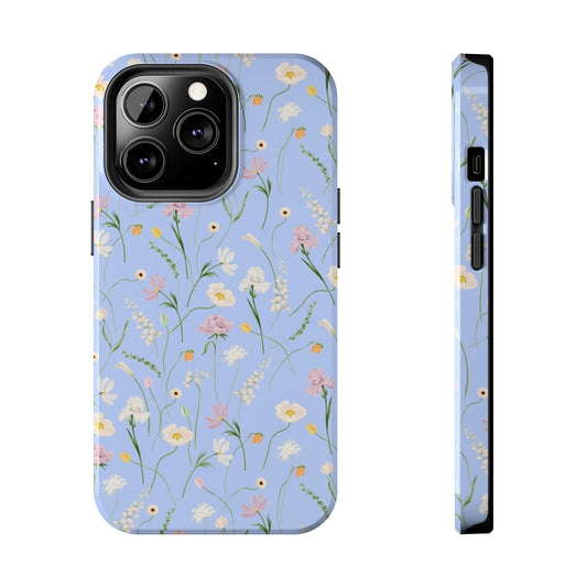 Spring Edition Blues Floral Phone Cases - SmartHomeGoodies