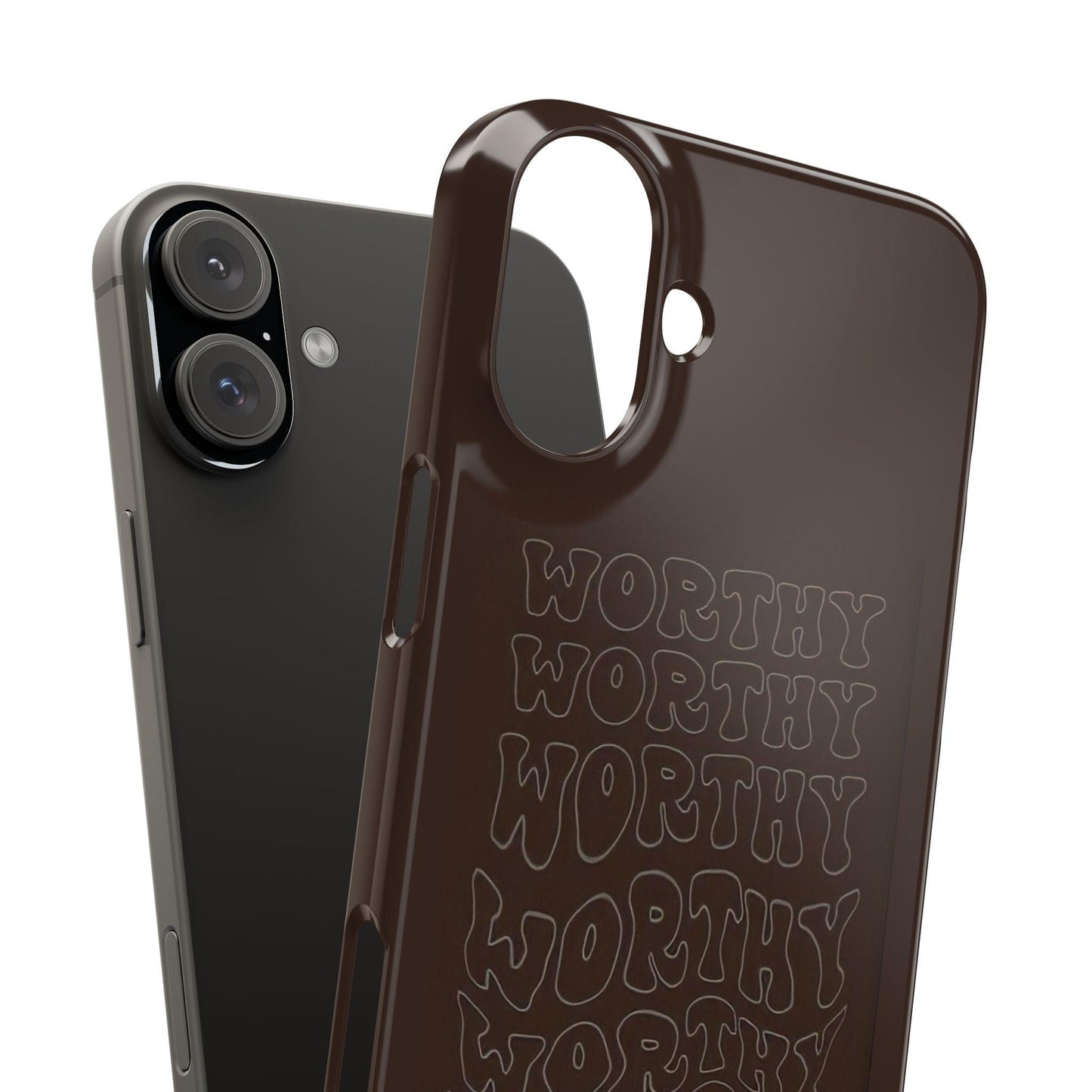 Worthy Brown Slim iPhone Cases - SmartHomeGoodies