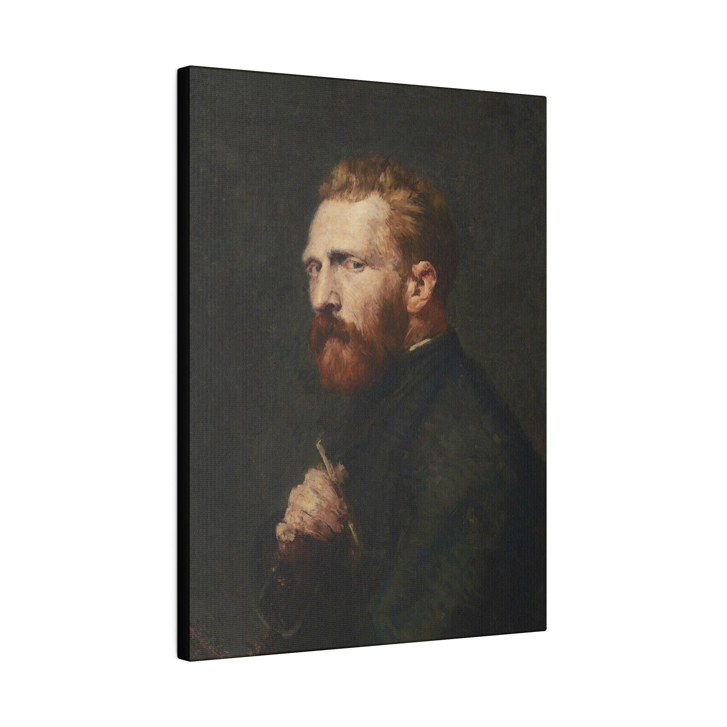 John Russell's Portrait of Vincent van Gogh (1886) - Matte Canvas, Stretched, 0.75"