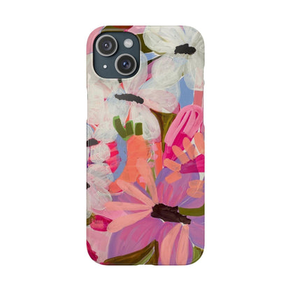 Blossoming Grace Floral Snap iPhone Cases