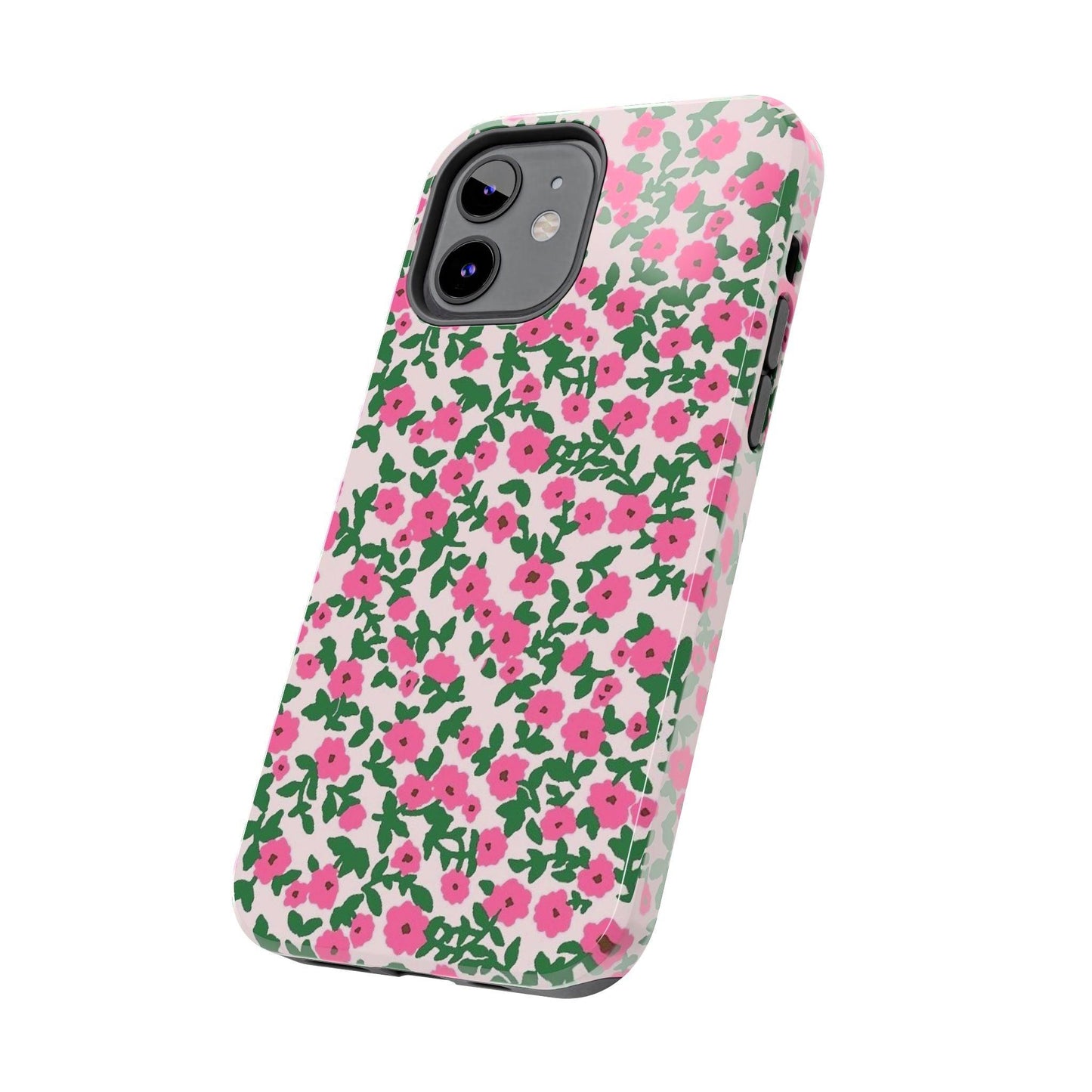 Spring Edition Pink Floral Tough iPhone Cases