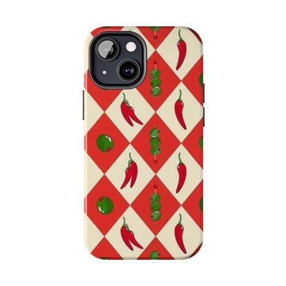 Red Chillies and Olives iPhone Cases