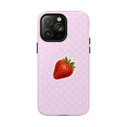 Strawberry Milk MagSafe Phone Case