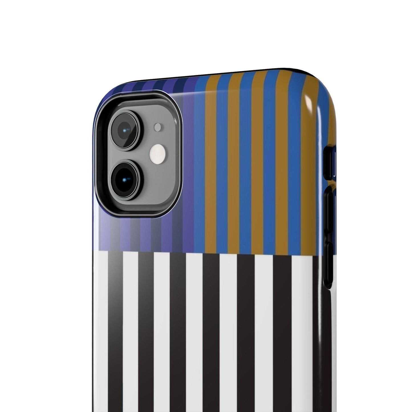 Striped Colorblock Symphony Tough iPhone Cases