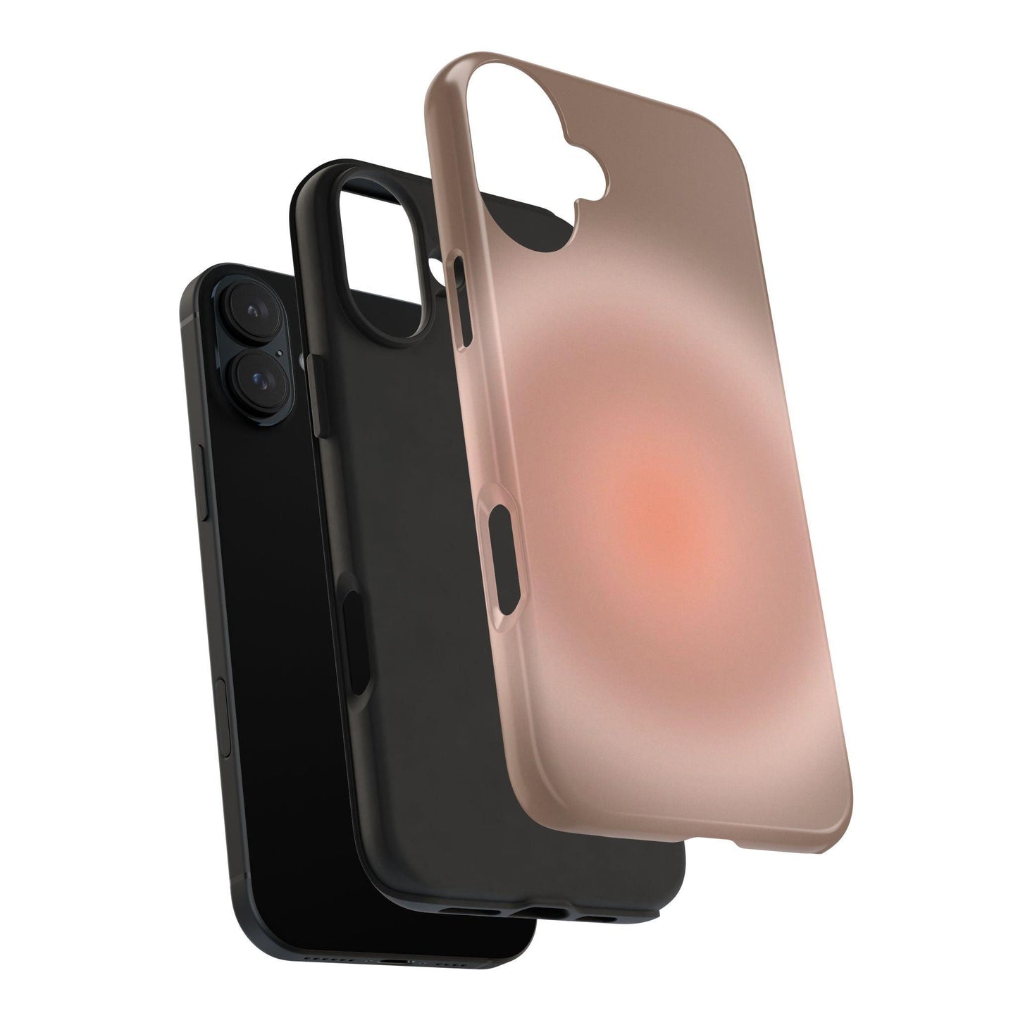 Taupe Aura Tough iPhone Cases