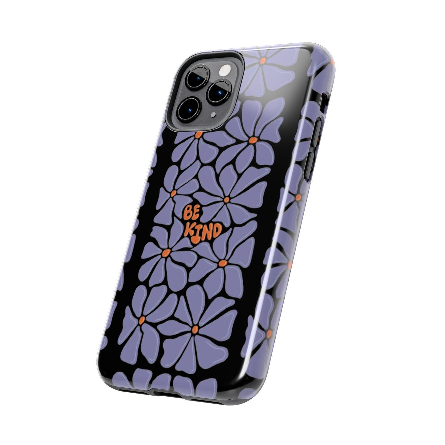 Be Kind Floral Tough iPhone Cases