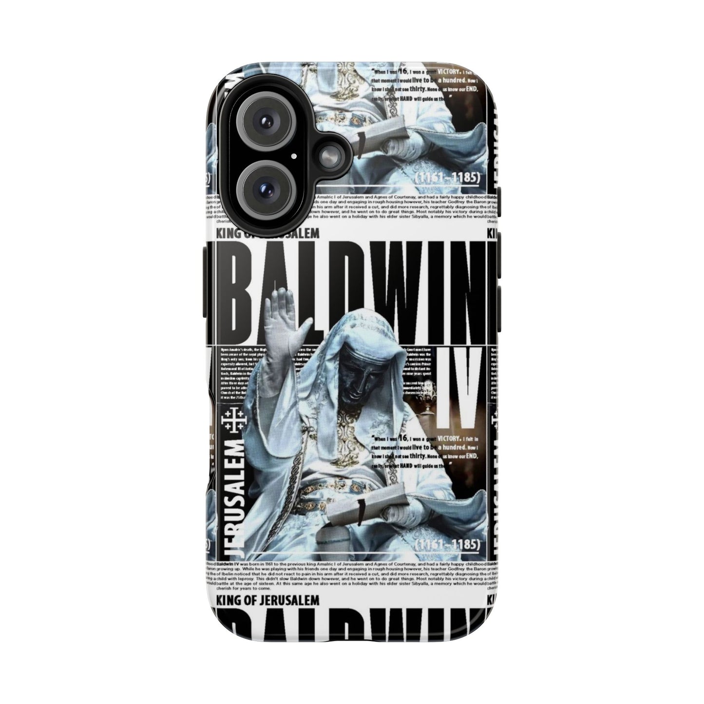 Baldwin IV King of Jerusalem iPhone Cases