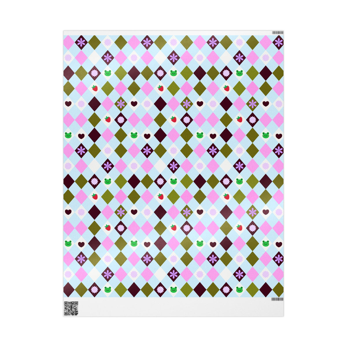 Berry Froggy Gift Wrap