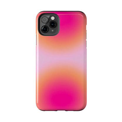 Sunset Glow Tough iPhone Cases with dual layer protection