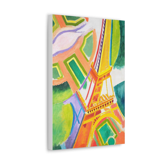 Robert Delaunay's Eiffel Tower (1924) painting - Canvas Gallery Wraps