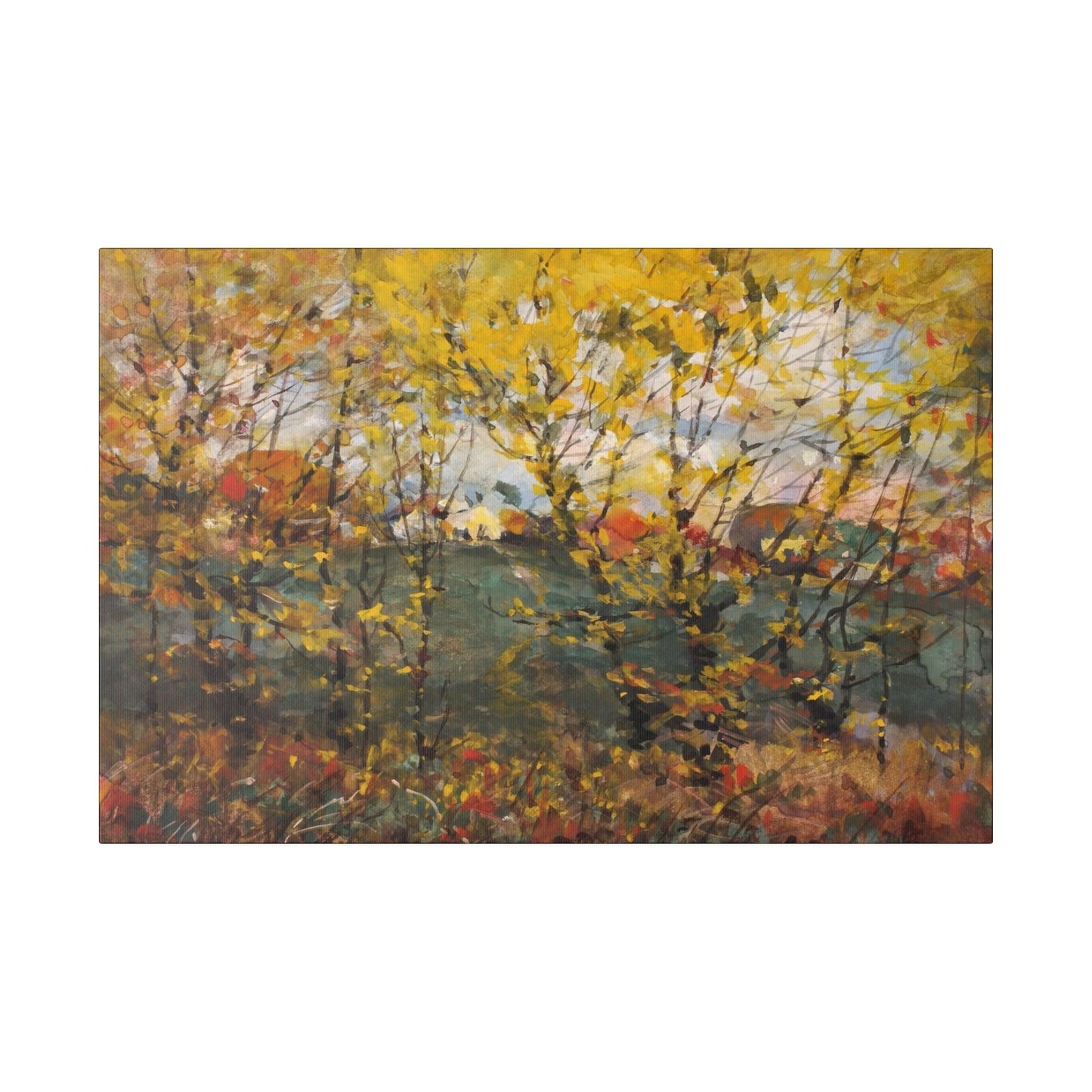 Royal Oak (1932), vintage Autumn illustration by William Henry Holmes - Matte Canvas, Stretched, 0.75"