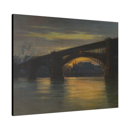 The Bridge by Frederick Oakes Sylvester - Matte Canvas, Stretched, 0.75"