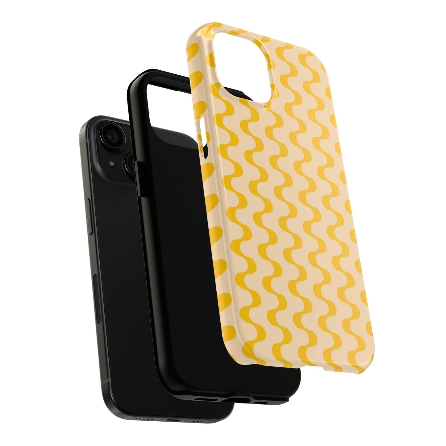 Yellow Dancing Dunes Tough iPhone Cases