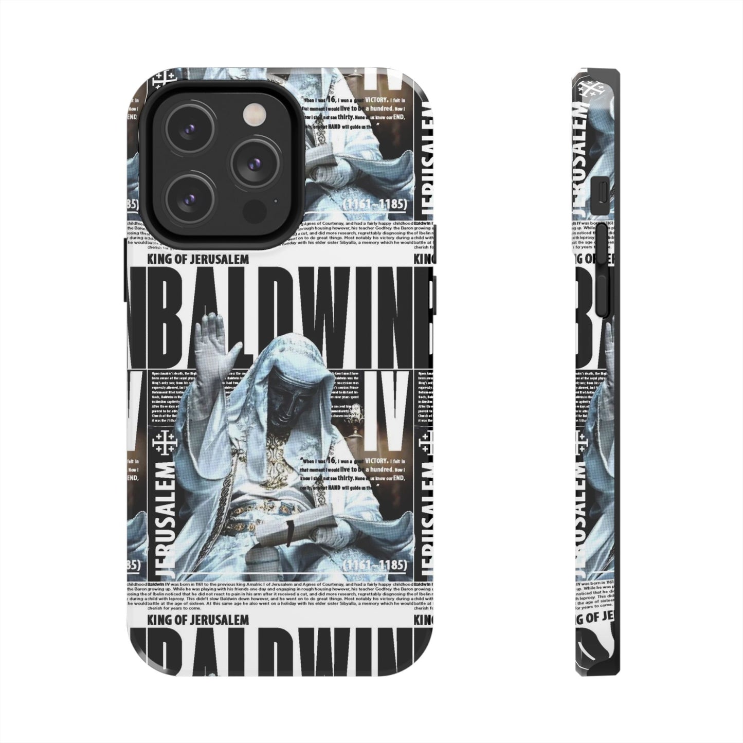 Baldwin IV King of Jerusalem iPhone Cases