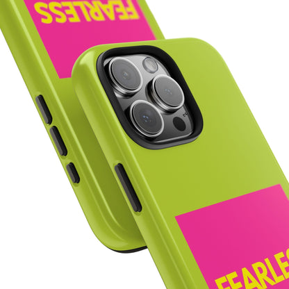 Fearless Tough Neon iPhone Cases