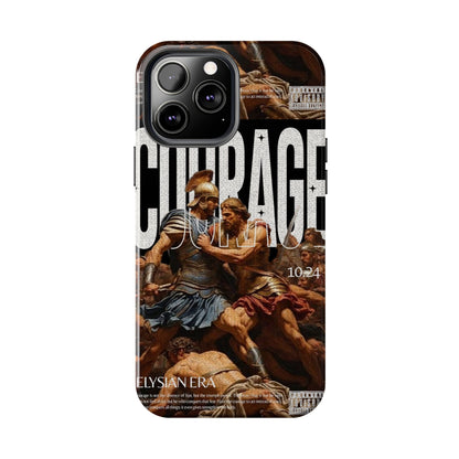 Courage Battle Scene iPhone Cases