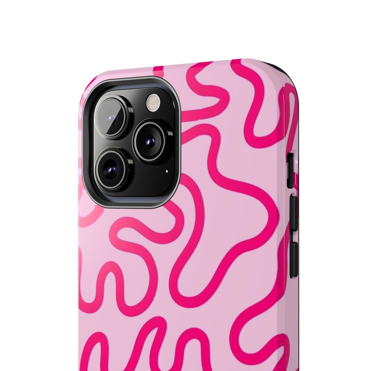 Pink Paradise Swirls Tough iPhone Cases