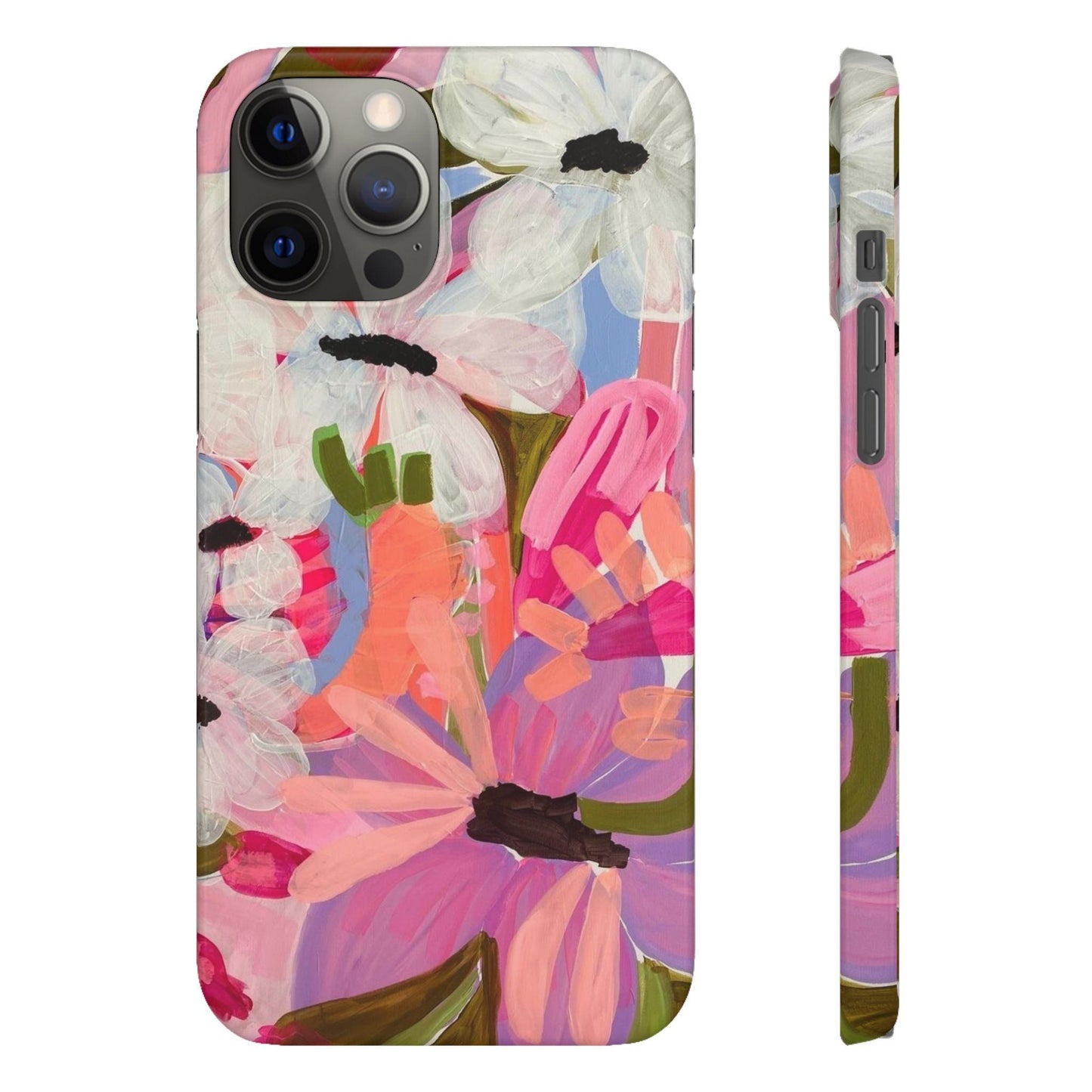 Blossoming Grace Floral Snap iPhone Cases