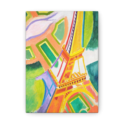 Robert Delaunay's Eiffel Tower (1924) painting - Canvas Gallery Wraps