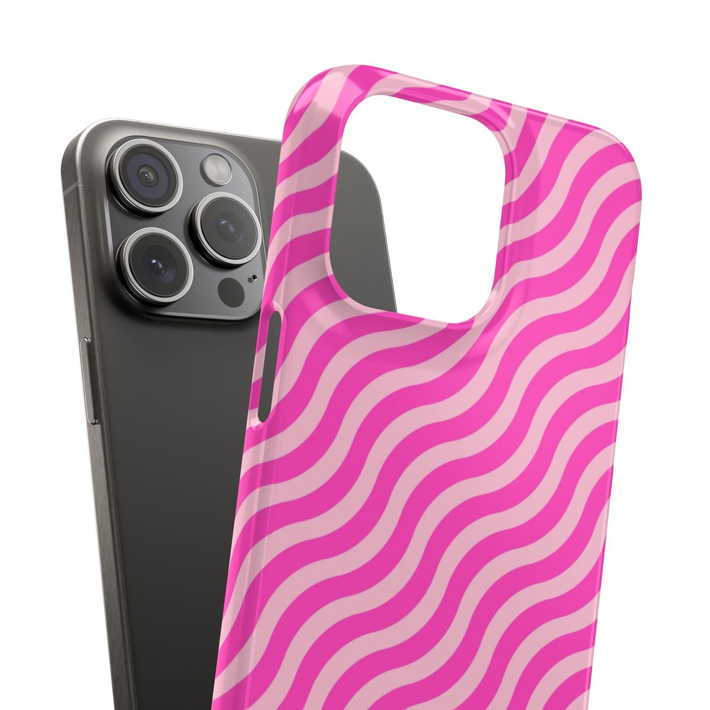 Waveicious Pink Snap iPhone Cases