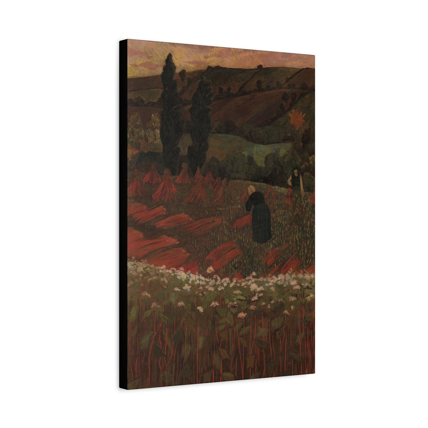 The Harvest of Buckwheat by Paul Sérusier - Matte Canvas, Stretched, 1.25"