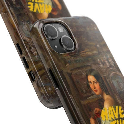 Victorian Art Twist - Have Courage - iPhone Cases