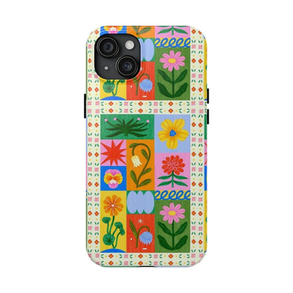 Flower Garden Paradise Tough iPhone Cases