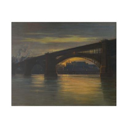 The Bridge by Frederick Oakes Sylvester - Matte Canvas, Stretched, 0.75"