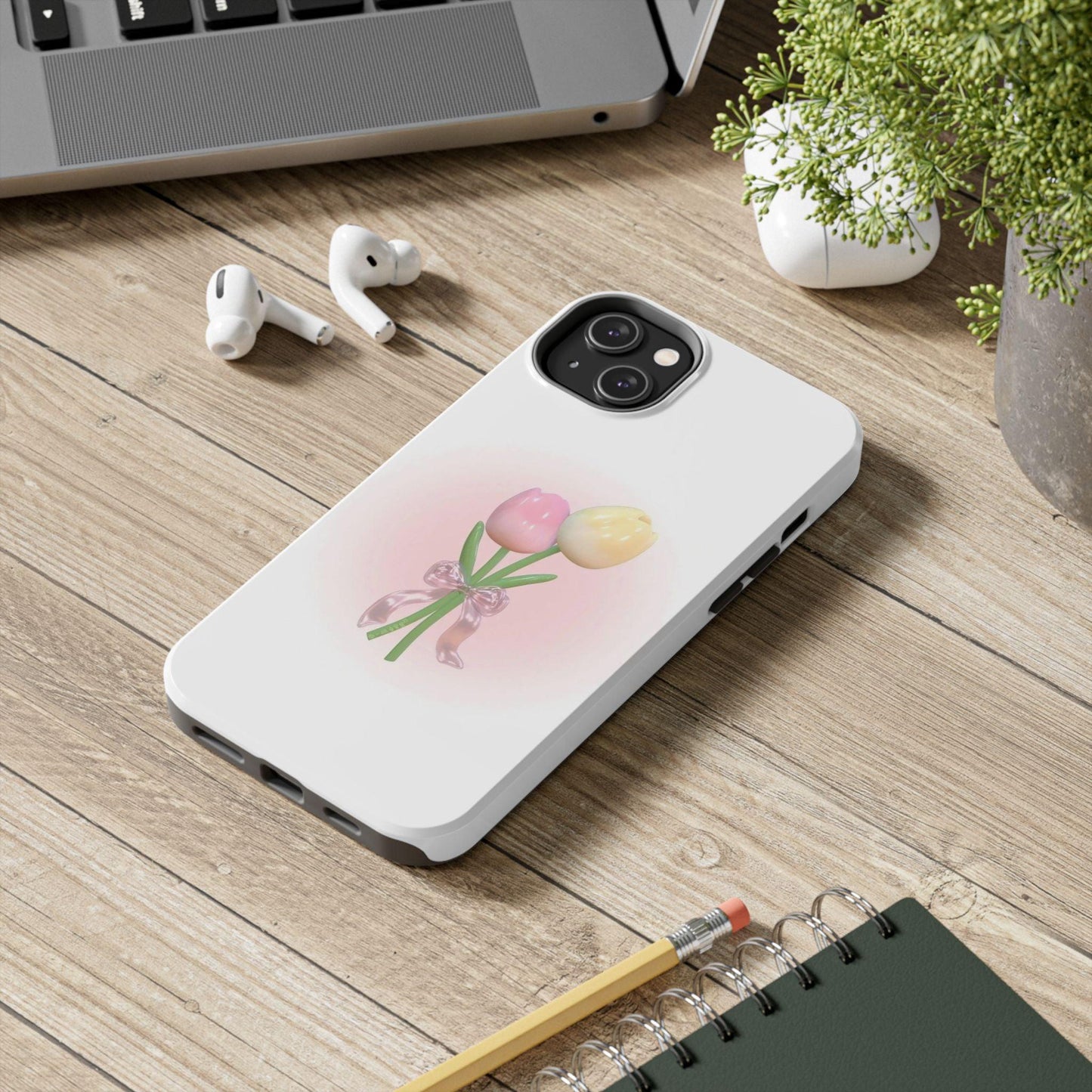 The Tulips Treasure Tough iPhone Cases