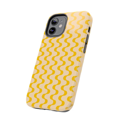 Yellow Dancing Dunes Tough iPhone Cases