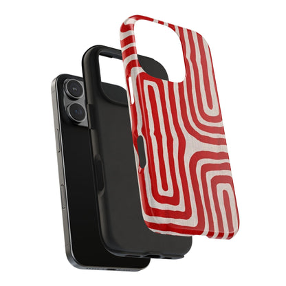 Scarlet Labyrinth Tough iPhone Cases