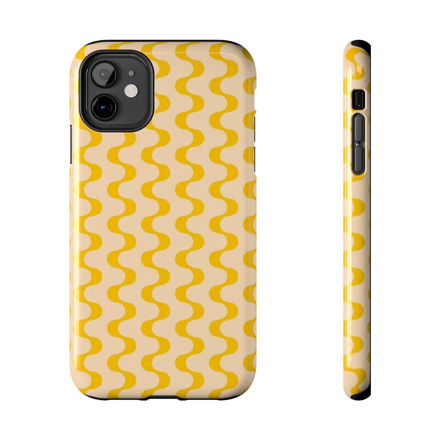 Yellow Dancing Dunes Tough iPhone Cases