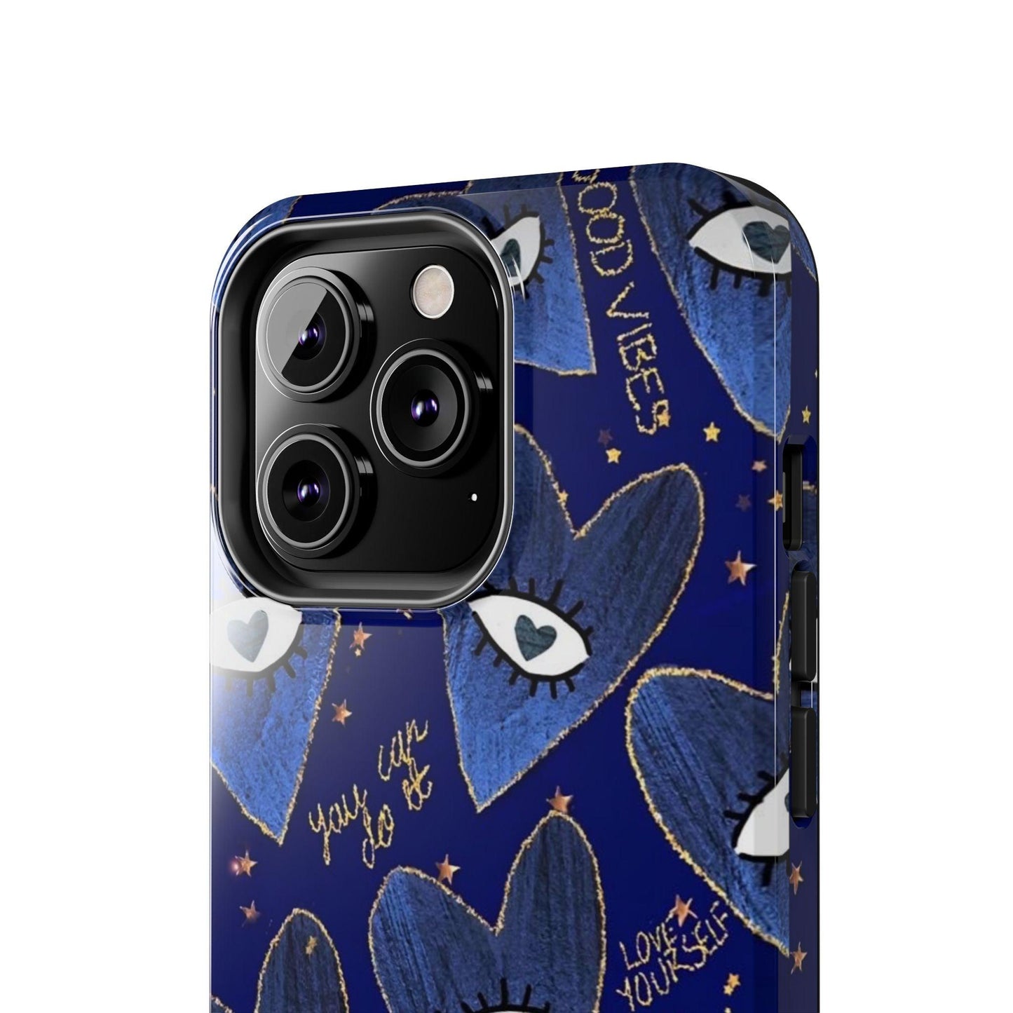 Lucky Midnight Blue Eyes Tough iPhone Cases