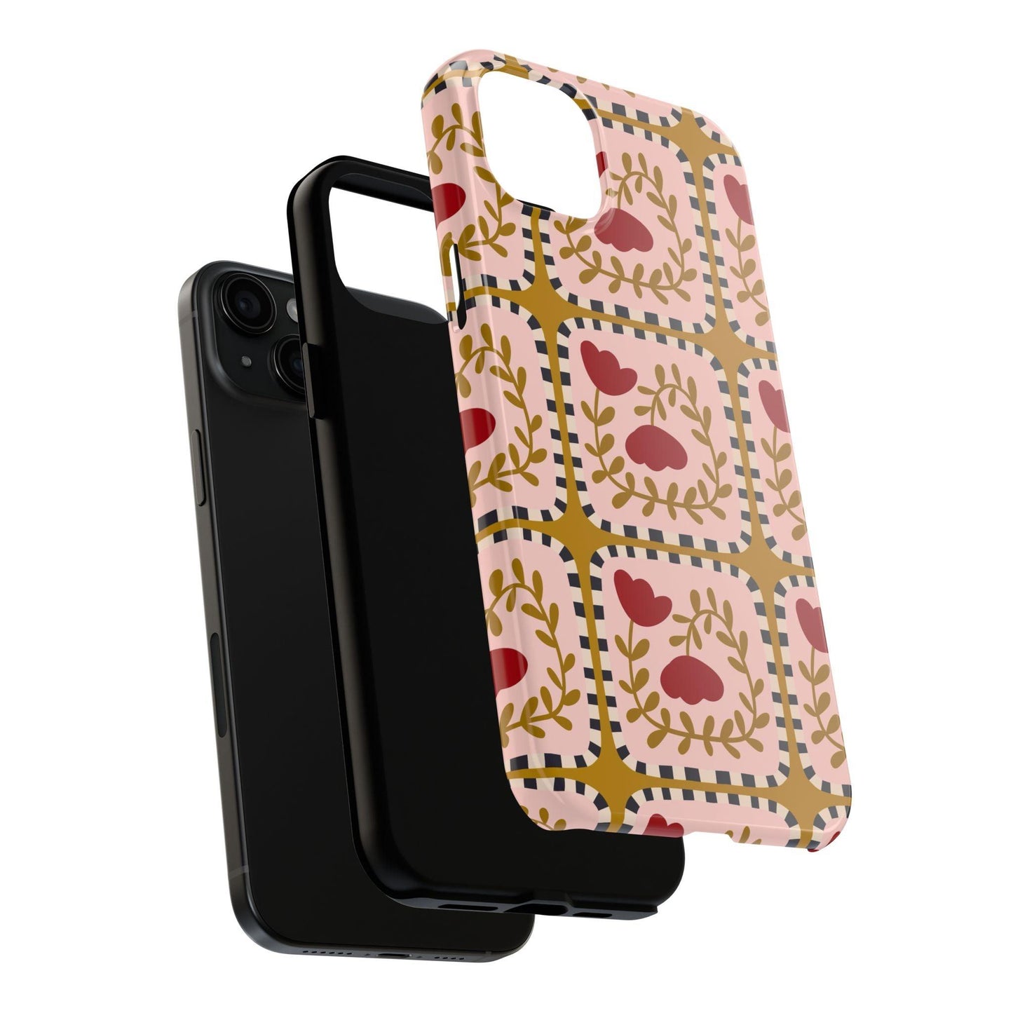 Floral Quirkiness Designer Tough iPhone Cases