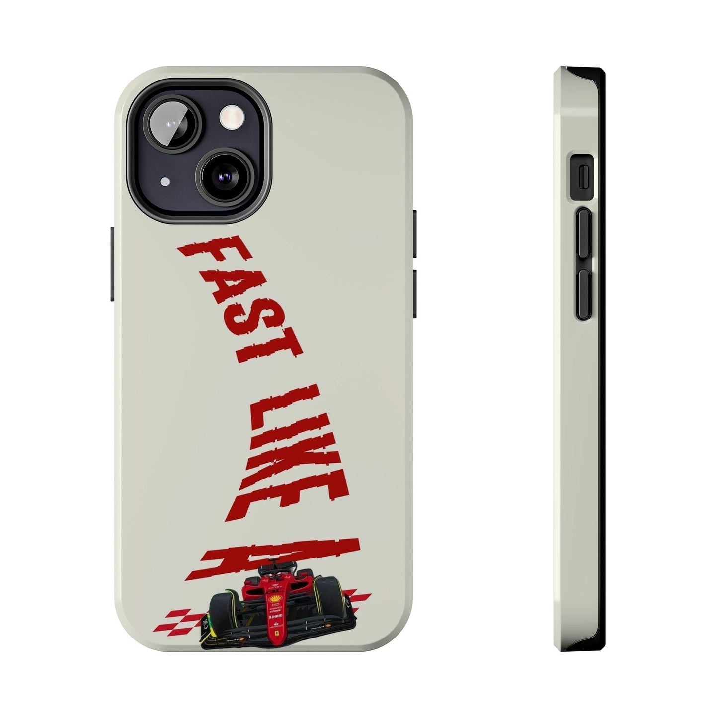 Fast Like a Race Car Tough iPhone Cases