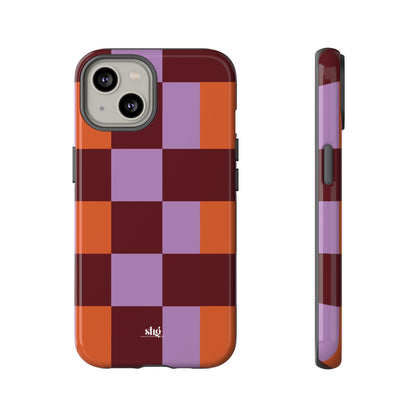 Plum Patchwork Phone Case