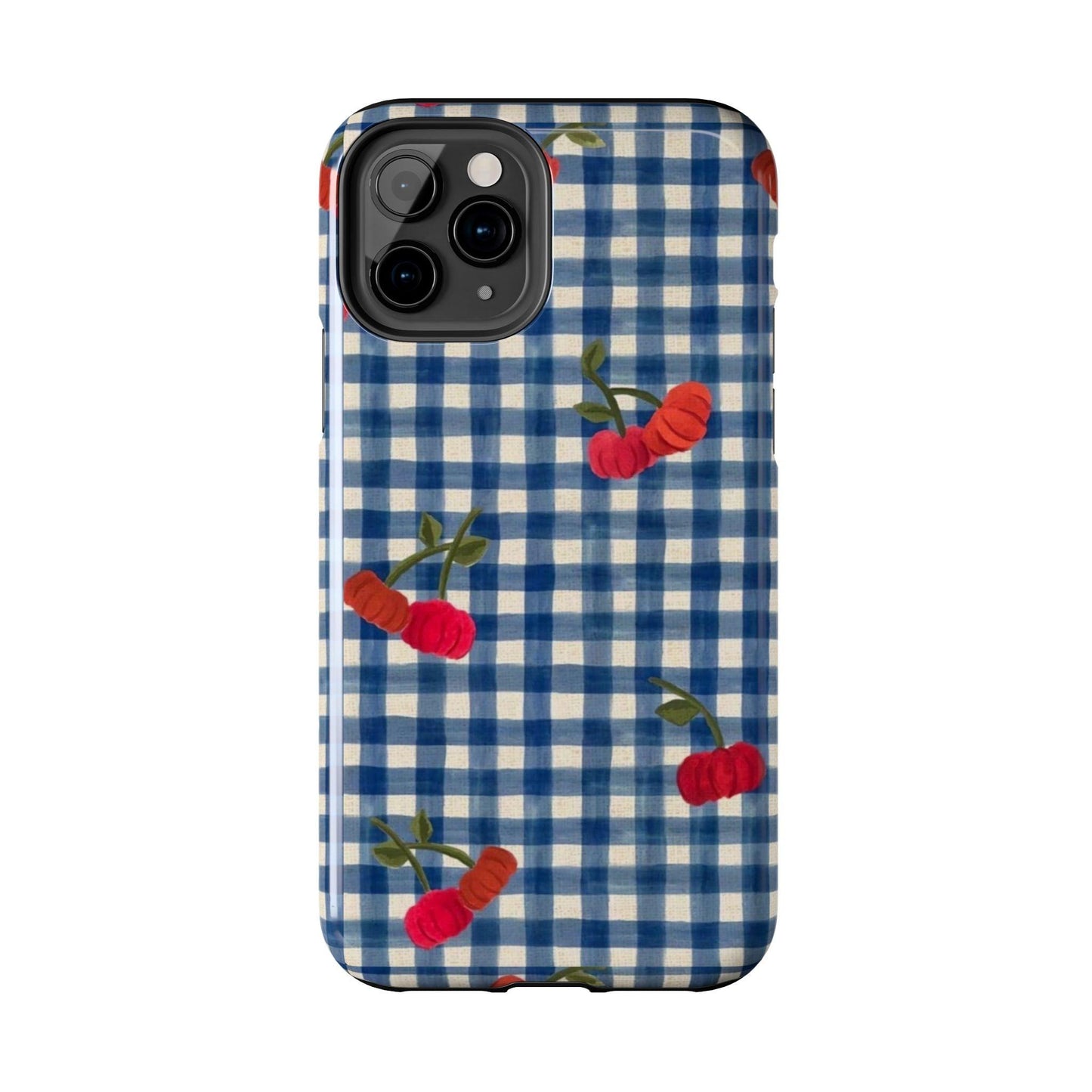 Charming Gingham Tough iPhone Cases