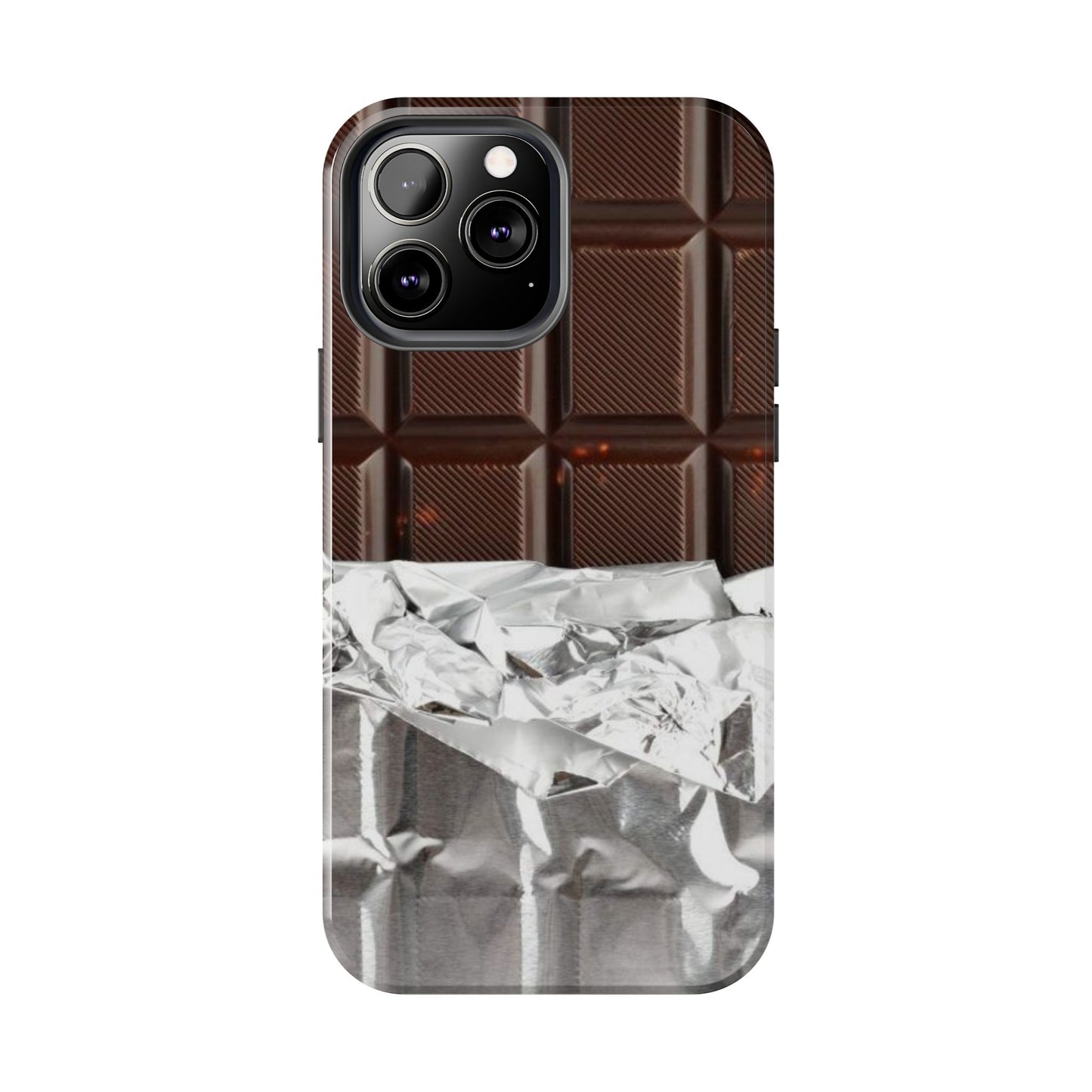 Chocolate with Silver Wrap iPhone Cases